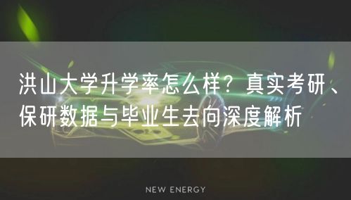 洪山大学升学率怎么样?真实考研、保研数据与毕业生去向深度解析 洪山大学升学率怎么样?真实考研、保研数据与毕业生去向深度解析