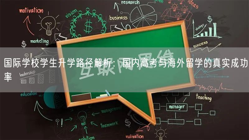 国际学校学生升学路径解析:国内高考与海外留学的真实成功率 国际学校学生升学路径解析:国内高考与海外留学的真实成功率