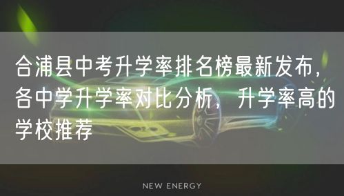 合浦县中考升学率排名榜最新发布,各中学升学率对比分析,升学率高的学校推荐 合浦县中考升学率排名榜最新发布,各中学升学率对比分析,升学率高的学校推荐