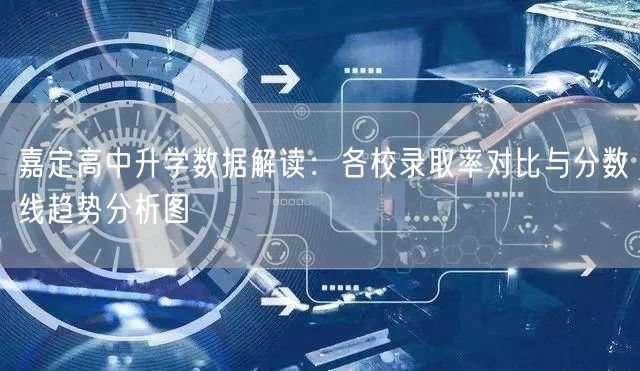 嘉定高中升学数据解读:各校录取率对比与分数线趋势分析图 嘉定高中升学数据解读:各校录取率对比与分数线趋势分析图