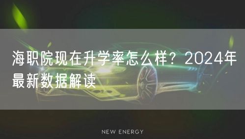 海职院现在升学率怎么样？2024年最新数据解读