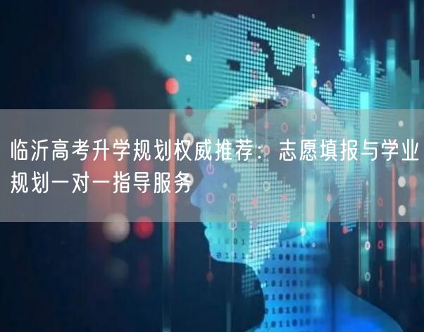 临沂高考升学规划权威推荐：志愿填报与学业规划一对一指导服务