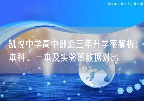 凯悦中学高中部近三年升学率解析:本科、一本及实验班数据对比 凯悦中学高中部近三年升学率解析:本科、一本及实验班数据对比