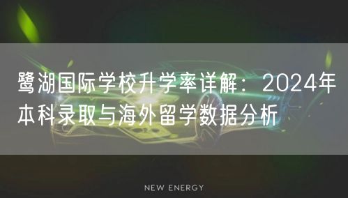 鹭湖国际学校升学率详解:2024年本科录取与海外留学数据分析 鹭湖国际学校升学率详解:2024年本科录取与海外留学数据分析