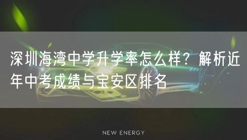 深圳海湾中学升学率怎么样?解析近年中考成绩与宝安区排名 深圳海湾中学升学率怎么样?解析近年中考成绩与宝安区排名