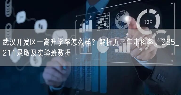 武汉开发区一高升学率怎么样?解析近三年本科率、985_211录取及实验班数据 武汉开发区一高升学率怎么样?解析近三年本科率、985_211录取及实验班数据