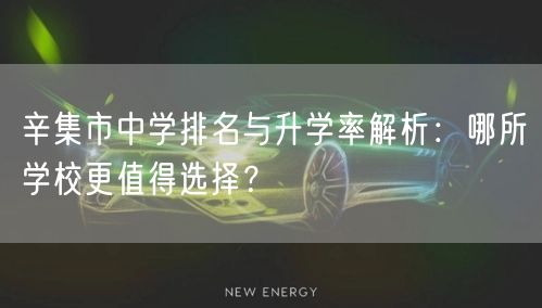 辛集市中学排名与升学率解析:哪所学校更值得选择? 辛集市中学排名与升学率解析:哪所学校更值得选择?