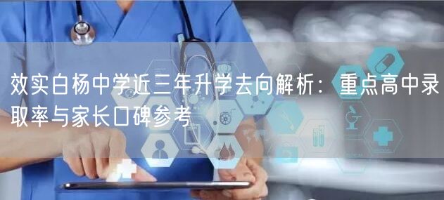 效实白杨中学近三年升学去向解析:重点高中录取率与家长口碑参考 效实白杨中学近三年升学去向解析:重点高中录取率与家长口碑参考