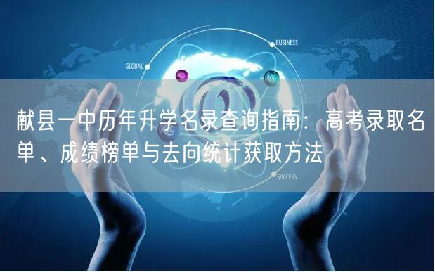 献县一中历年升学名录查询指南：高考录取名单、成绩榜单与去向统计获取方法