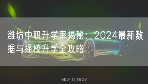 潍坊中职升学率揭秘:2024最新数据与择校升学全攻略 潍坊中职升学率揭秘:2024最新数据与择校升学全攻略