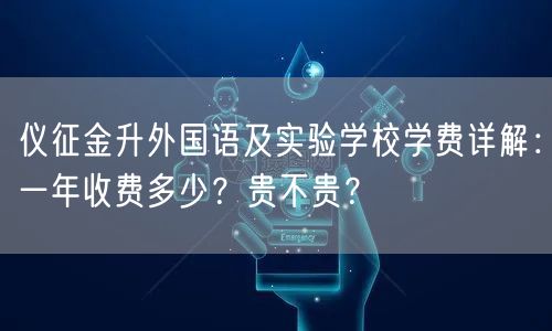 仪征金升外国语及实验学校学费详解：一年收费多少？贵不贵？
